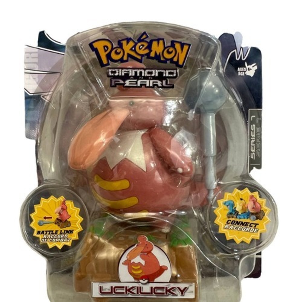 NEW Pokemon Diamond Pearl LickiLucky Series 7 Figurine Jakks‎ 2008